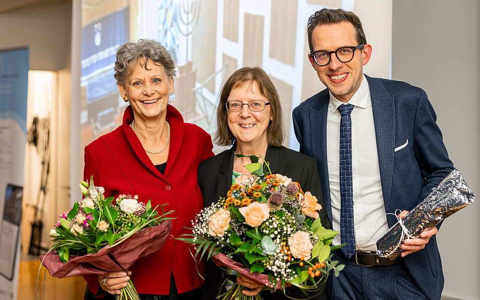 Hiltrud Hadassah Geburek, Prof. Dr. Marie-Theres Wacker, Dipl.-Theol. Ludger Hiepel M.A. © Foto: Peter Leßmann